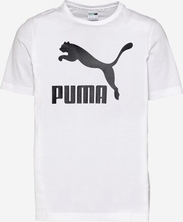 PUMA T-Shirt 'Classics' in Weiß: predná strana