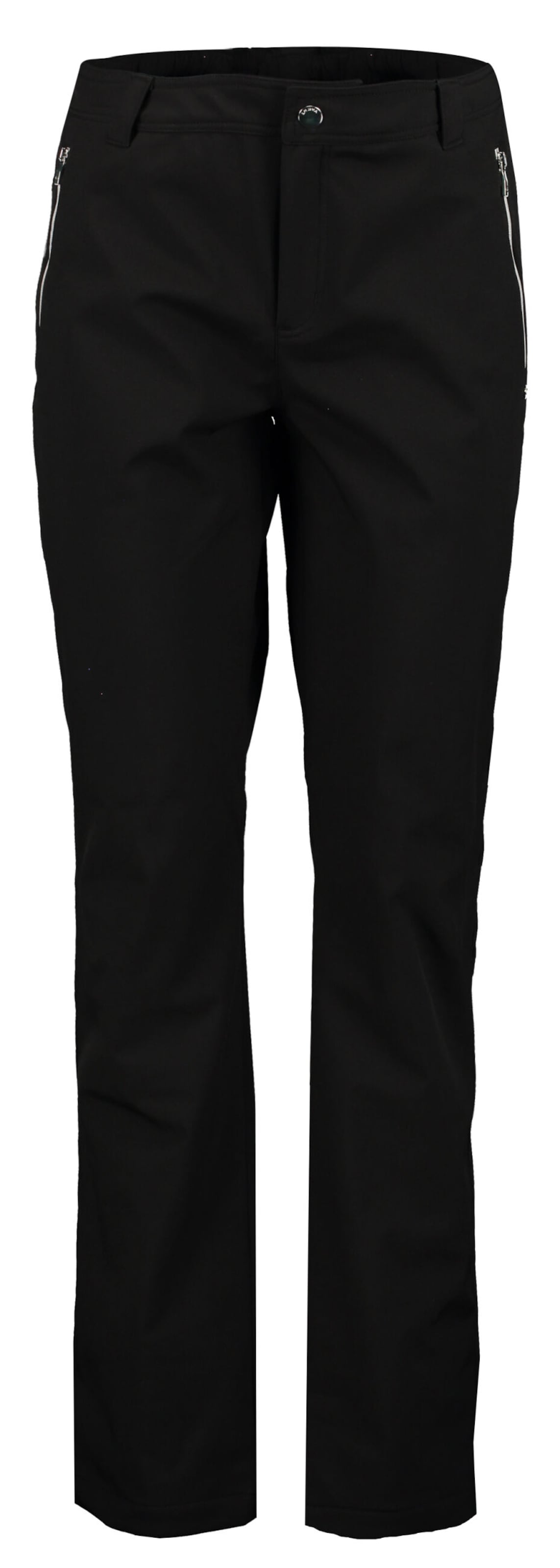 LUHTA Обычный Штаны в спортивном стиле 'Eikniemi' в Черный: спереди