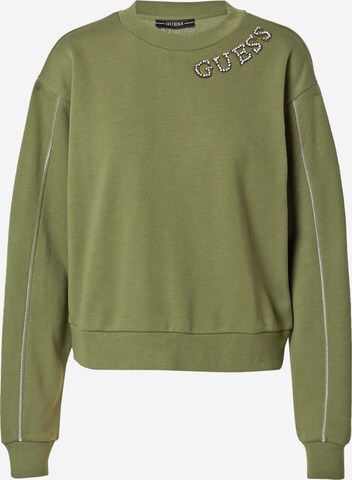 GUESS Sweatshirt 'Gurli' in Green: front