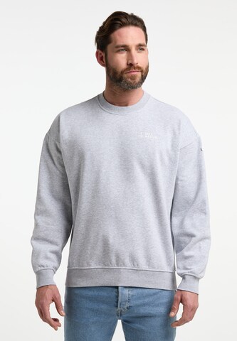 DreiMaster Maritim Sweatshirt in Grau: Vorderseite