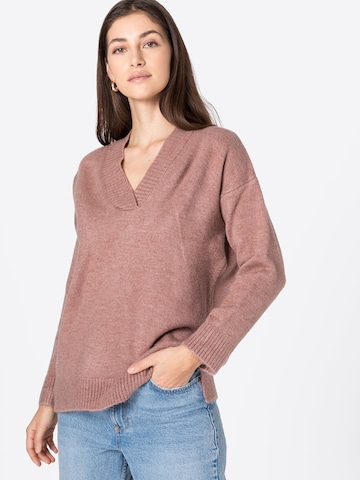 ABOUT YOU Sweater 'Cora' in Pink: front