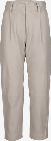 Young Poets Loose fit Pleat-Front Pants 'Alea' in Beige: front