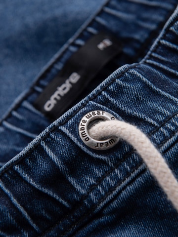Ombre regular Jeans i blå