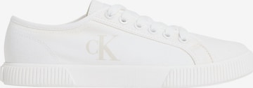 Calvin Klein Ниски маратонки в бяло: отпред
