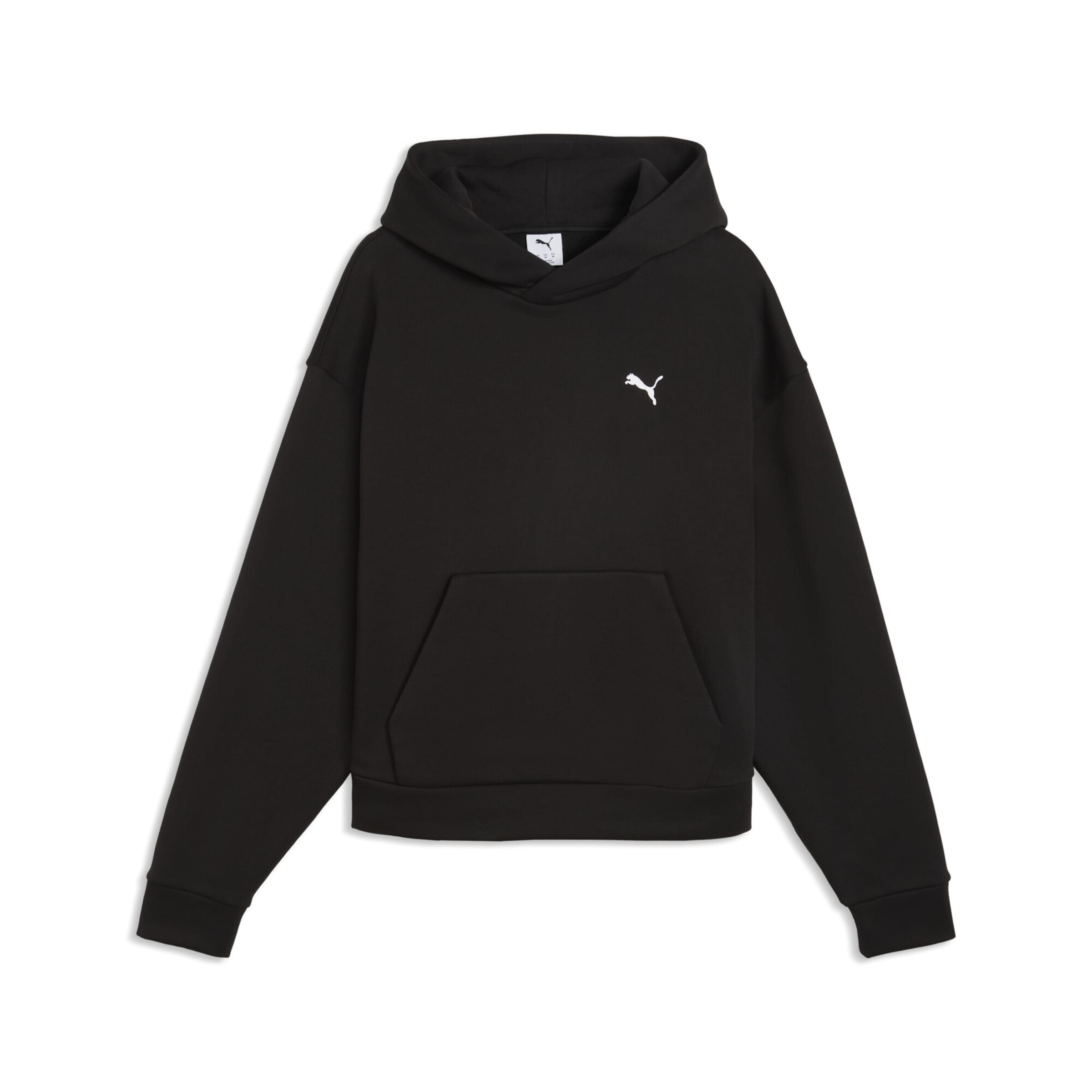PUMA Sportpullover in Schwarz: Vorderseite