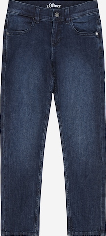Coupe slim Jean 'Seattle' s.Oliver en bleu : devant