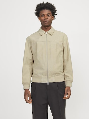 Veste mi-saison JACK & JONES en beige : devant