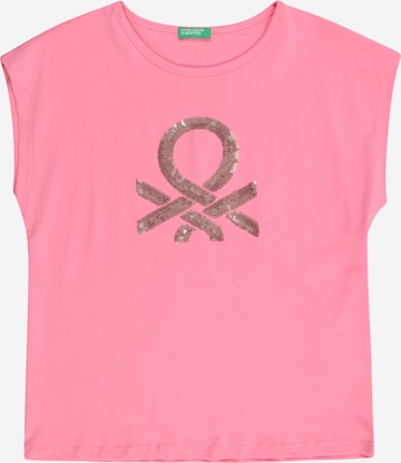 UNITED COLORS OF BENETTON T-Shirt in Pink: predná strana