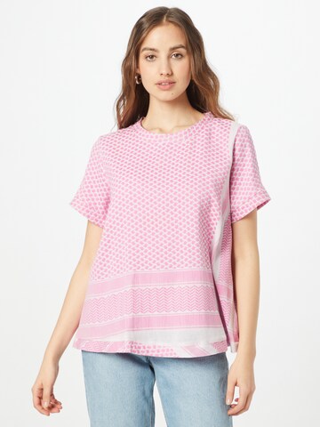 Summery Copenhagen - Blusa em roxo: frente