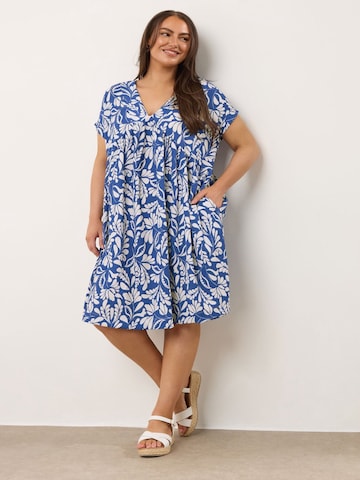 Stil Diva Kleid‌‌‌‌‌‌ in Blau: Vorderseite