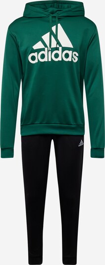 ADIDAS SPORTSWEAR Тренировочный костюм в Темно-зеленый / Черный / Белый, Обзор товара