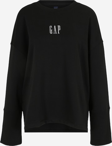 Gap Tall Sweatshirt in Zwart: voorkant