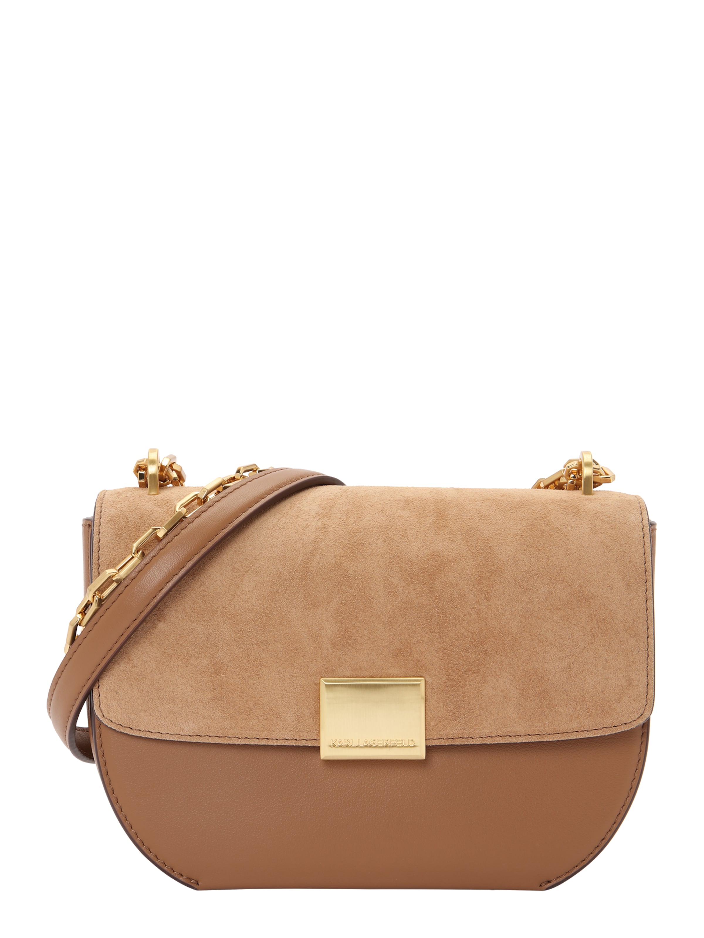 Karl Lagerfeld Torba na ramię 'FOREVER' w kolorze brązowy: przód