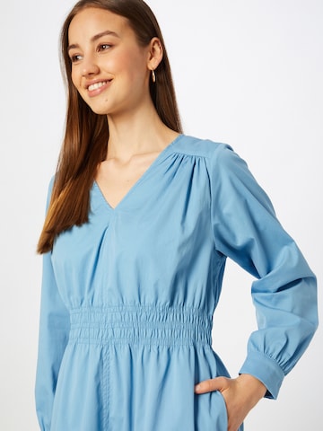 Robe-chemise 'Leonita Lana' MSCH COPENHAGEN en bleu