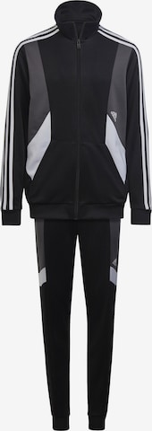 ADIDAS SPORTSWEAR Treningsdress i svart: forside