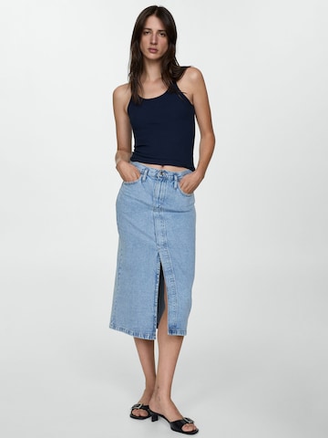 MANGO Skirt 'SOLEIL' in Blue
