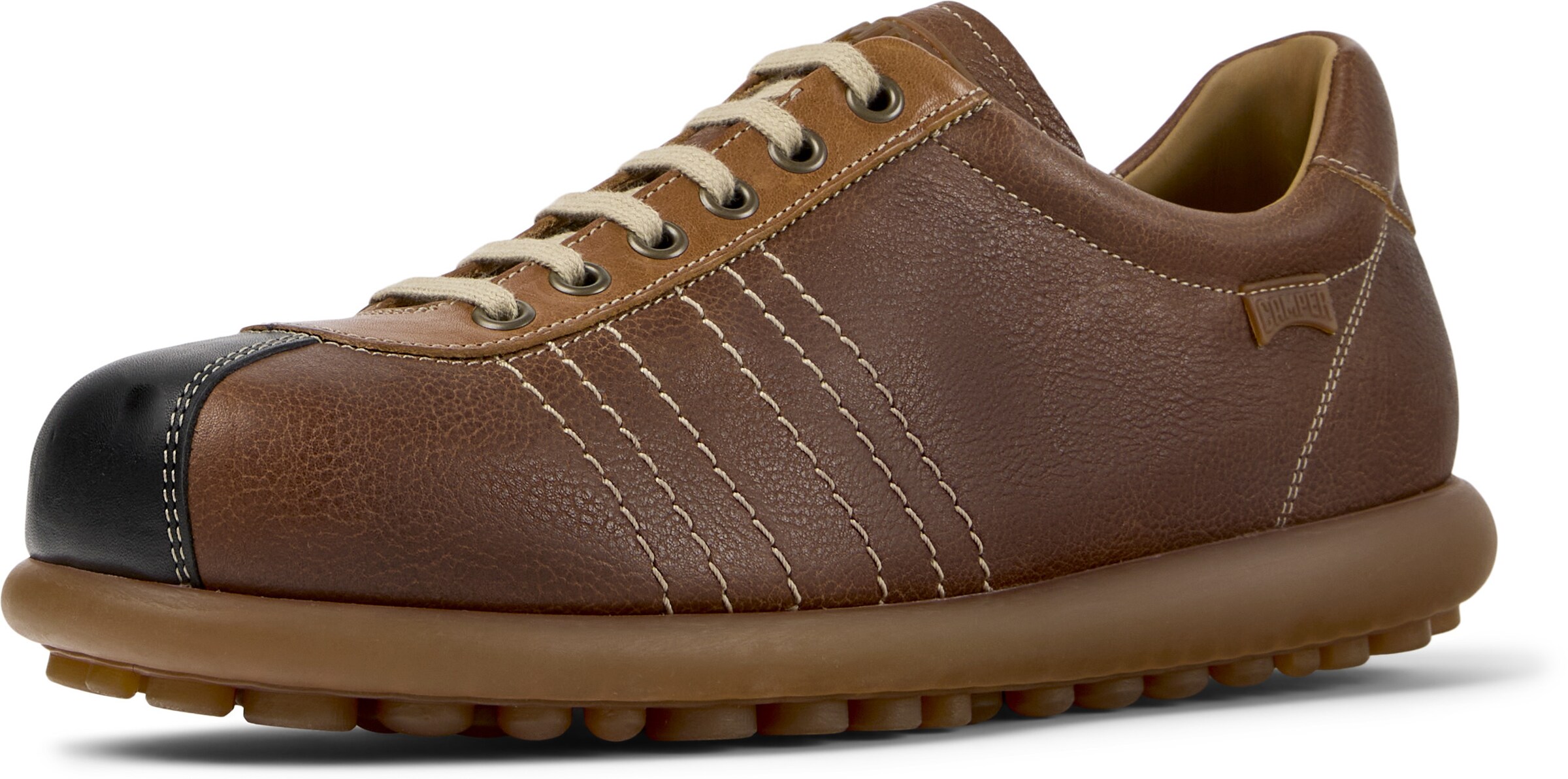 CAMPER Platform trainers 'Pelotas Ariel' in Brown: front