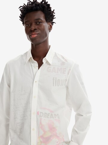 Desigual - Ajuste regular Camisa en blanco