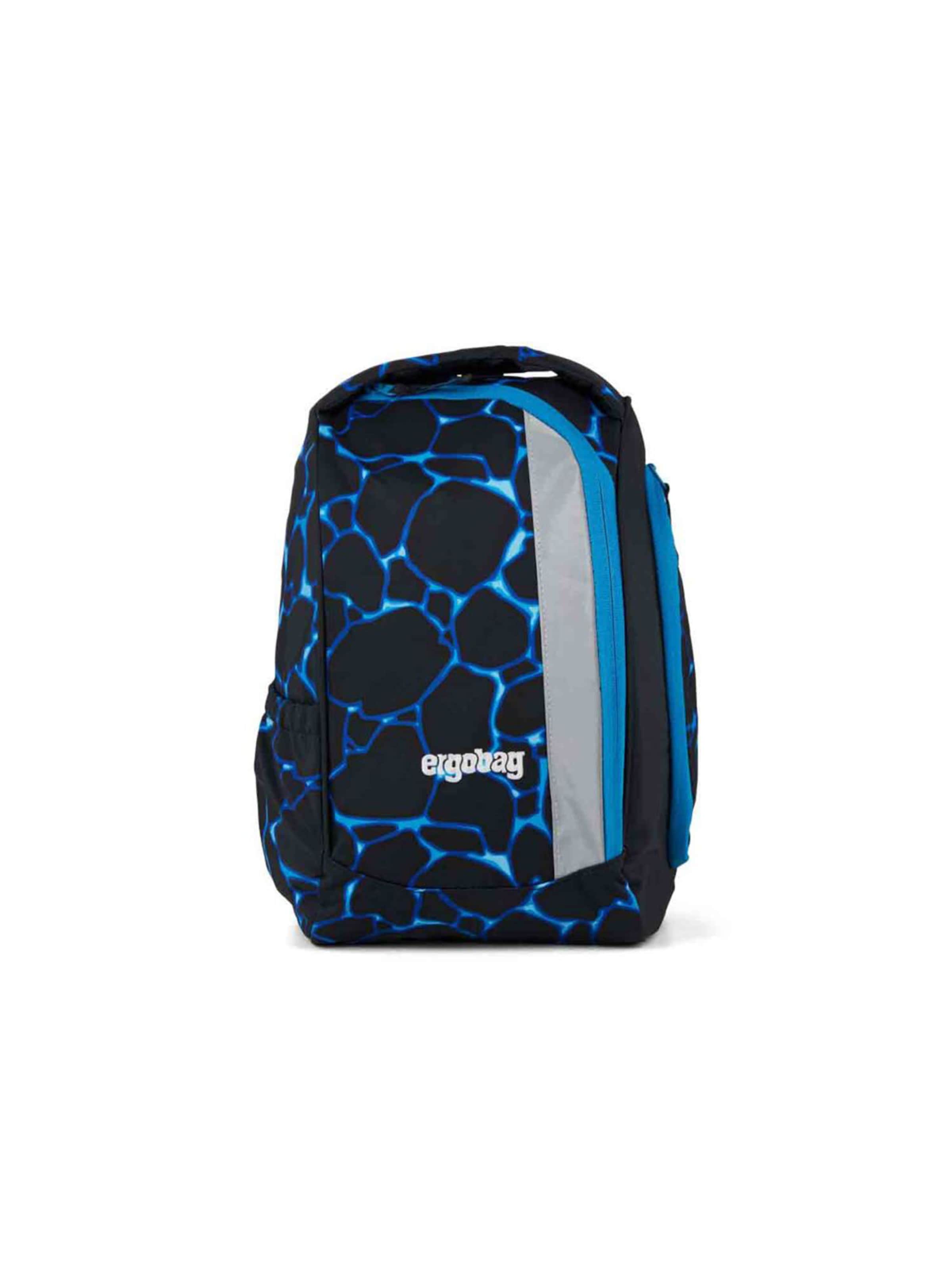 ergobag Backpack 'Maxi Schulrucksack Set 6tlg.' in Blue