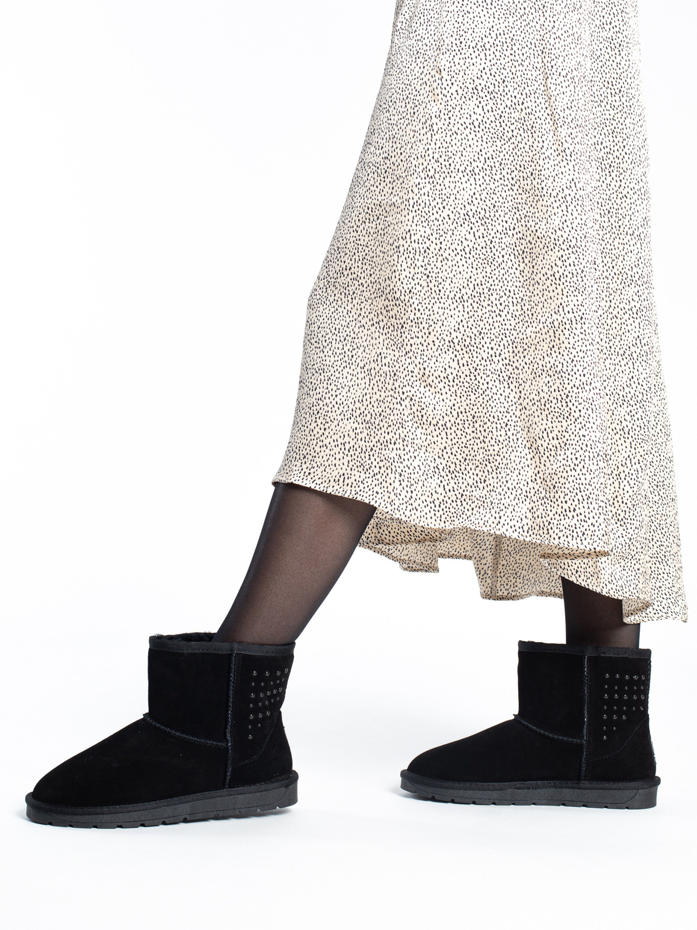 Gooce Botki 'Suri' w kolorze czarny