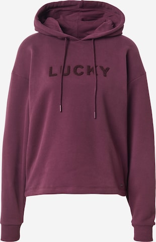 HerrlicherSweater majica 'Haven Sweat Peached' - ljubičasta boja: prednji dio