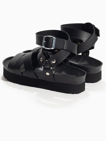 Bayton Strap Sandals 'HARING' in Black