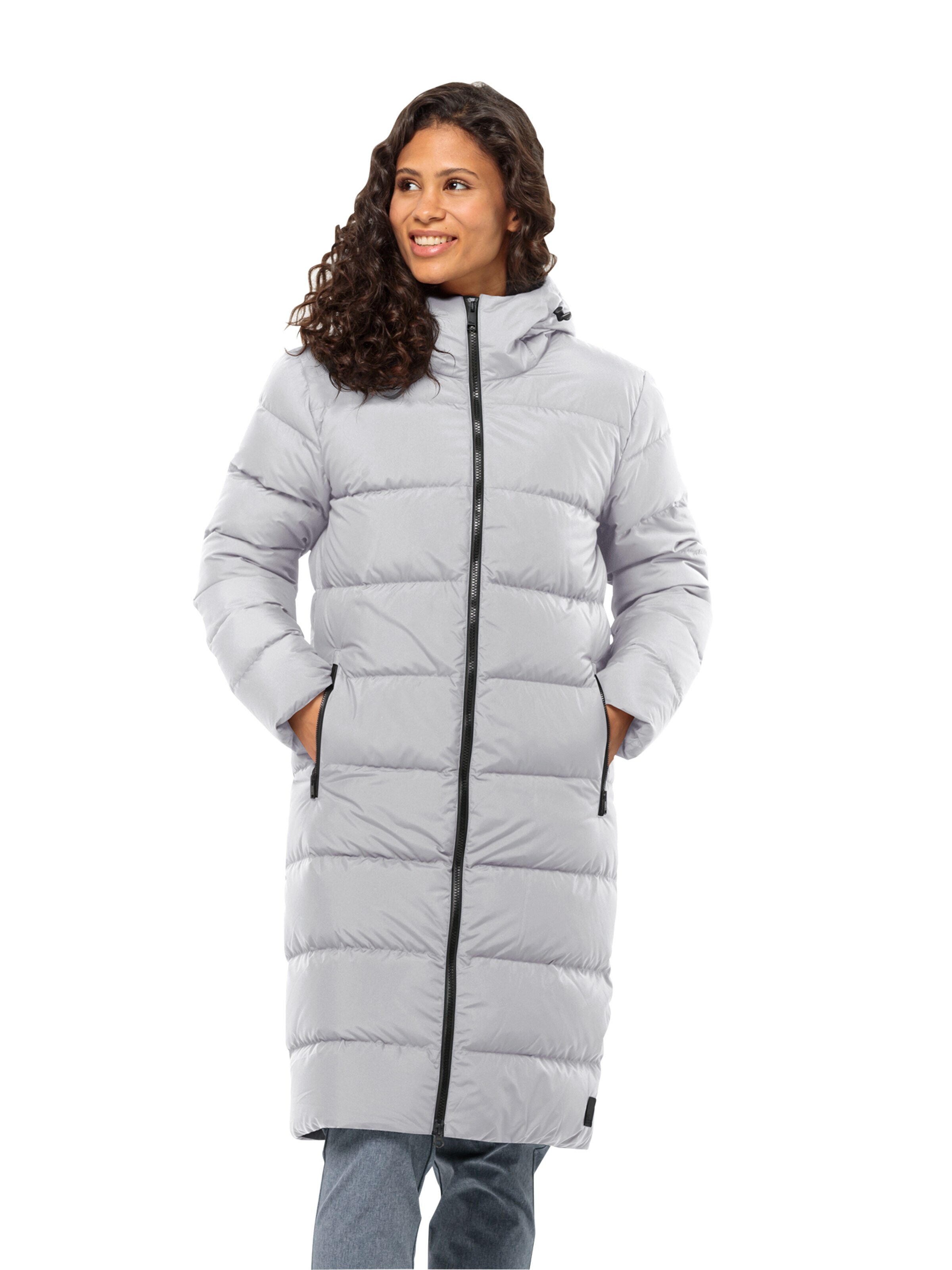 JACK WOLFSKIN Outdoor Coat FROZEN PALACE in Light Grey ABOUT YOU