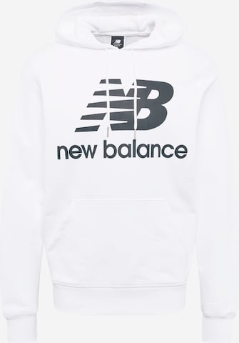 new balanceSweater majica - bijela boja: prednji dio