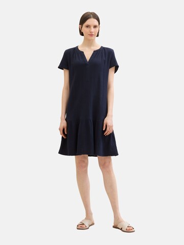 TOM TAILOR Kleid in Blau