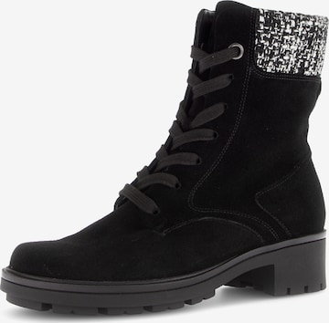 GABOR Schnürstiefelette in Schwarz: Vorderseite