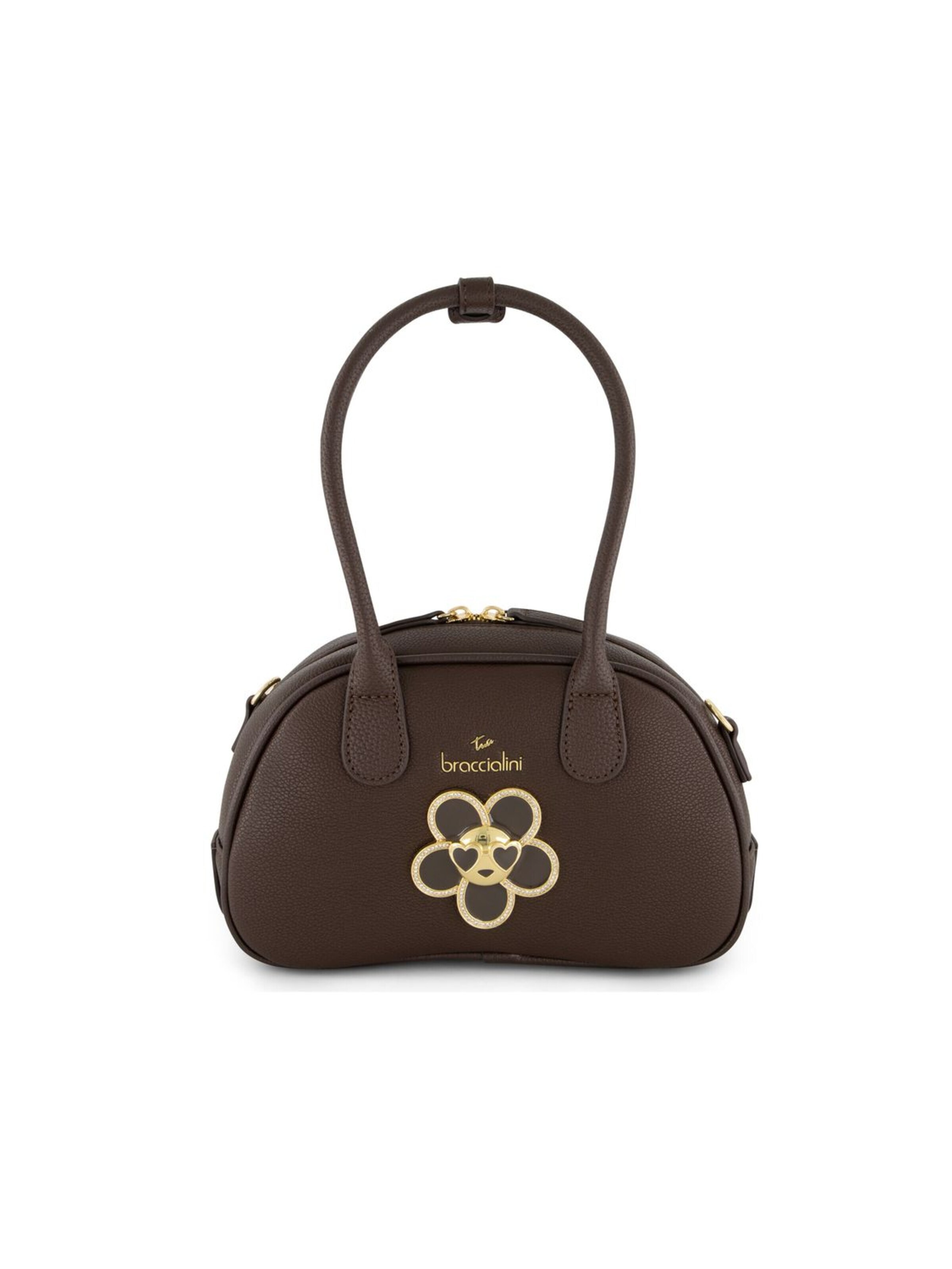 Braccialini - Bolso de mano 'Amy Bijoux' en marrón: frente