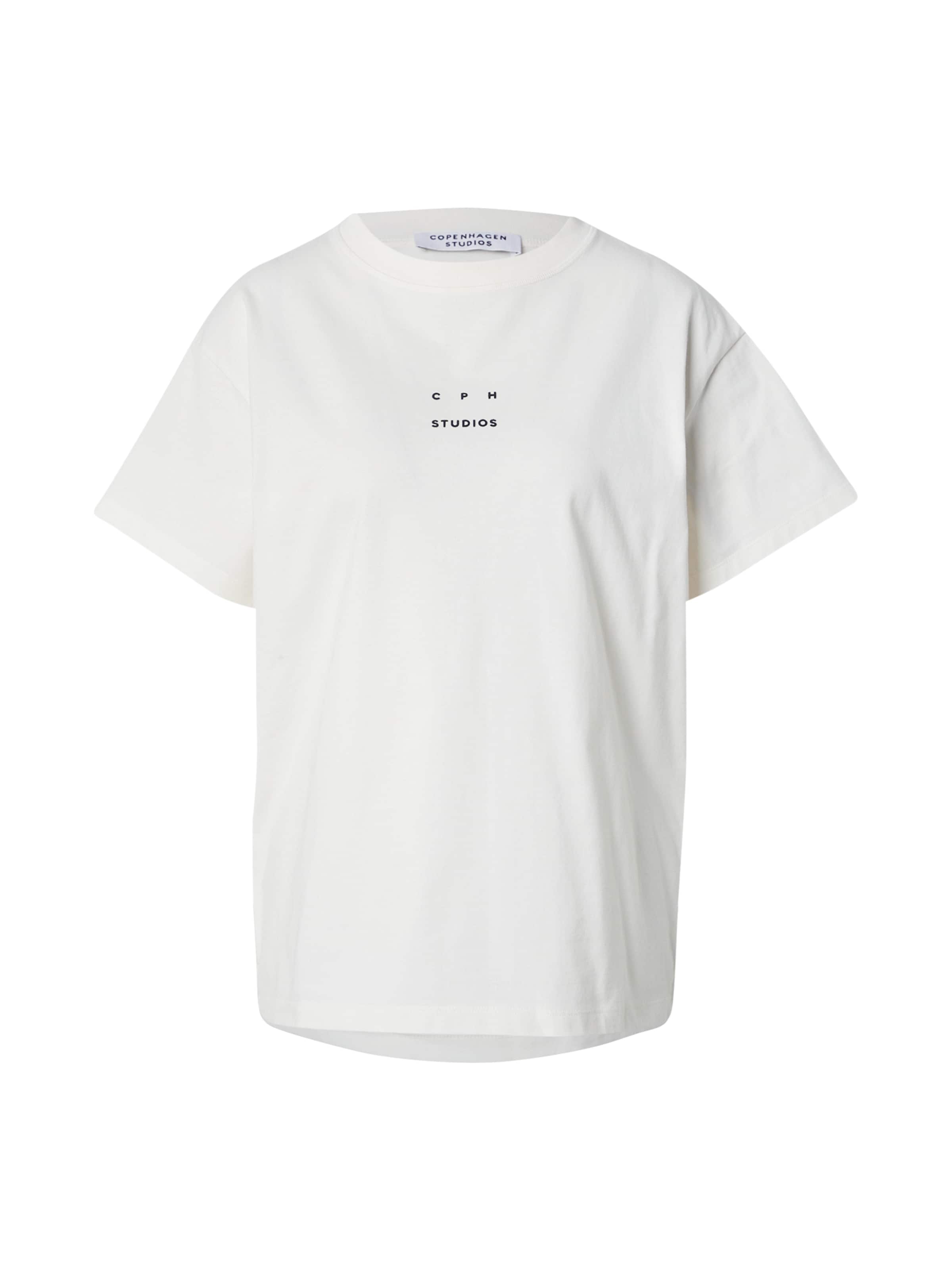 Copenhagen Studios Тениска в бяло: отпред