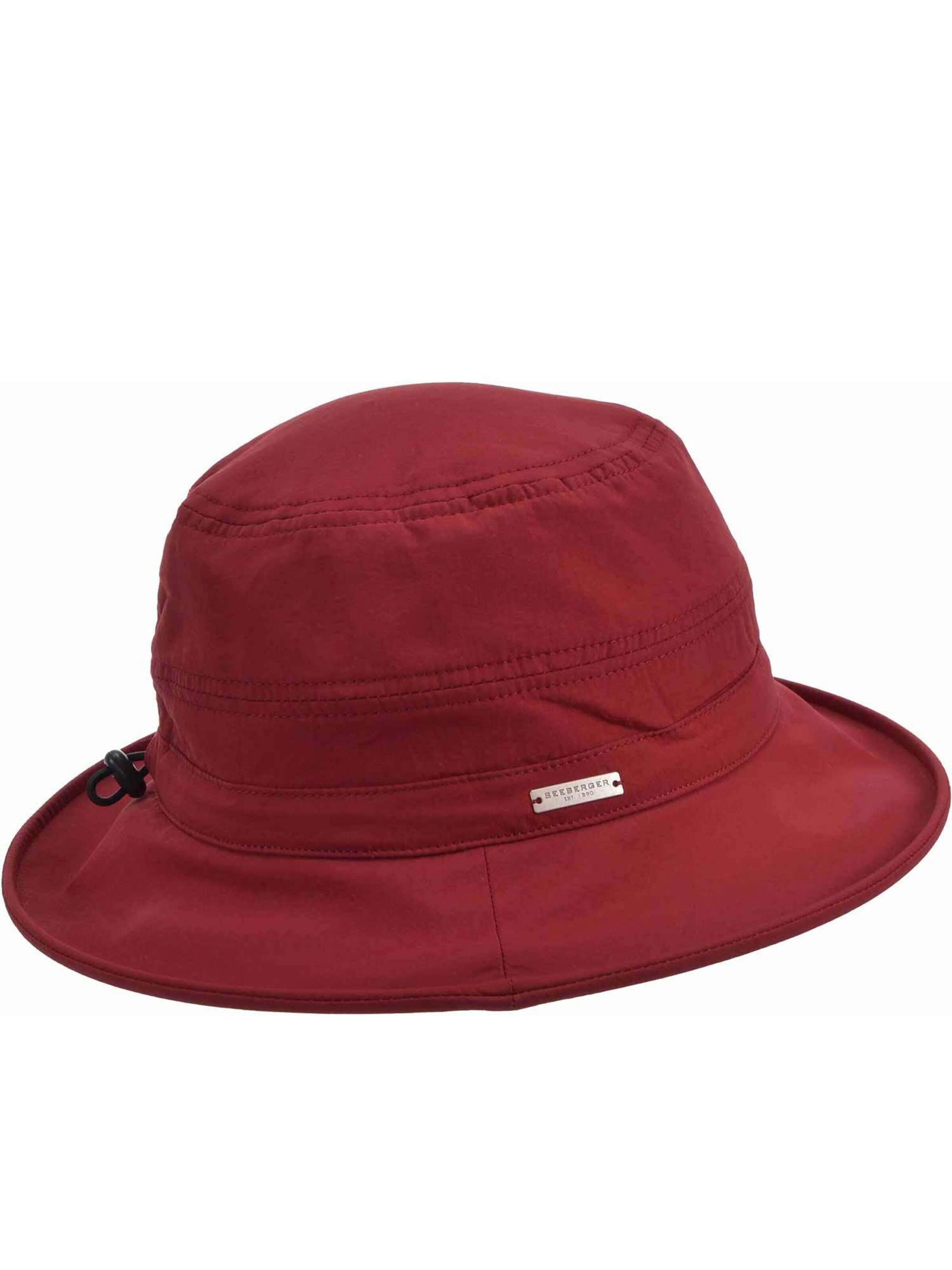 Seeberger Hat 'Hut' in Red: front