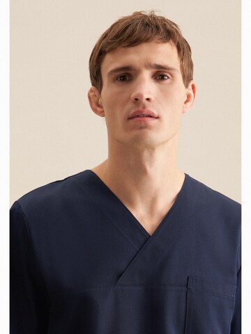 Coupe regular Chemise SEIDENSTICKER en bleu