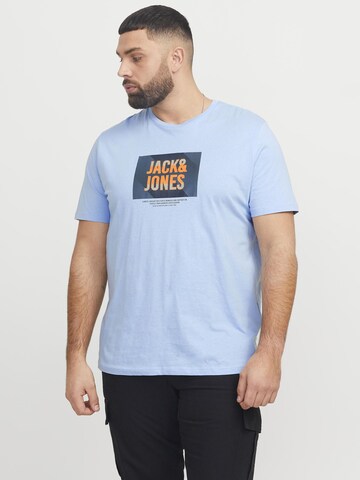 Jack & Jones Plus Póló 'JJHudson' - kék