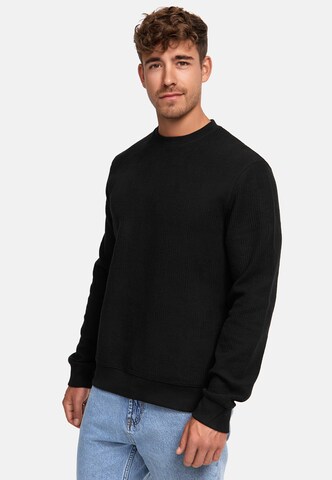 INDICODE JEANS Sweatshirt ' Jago ' in Black