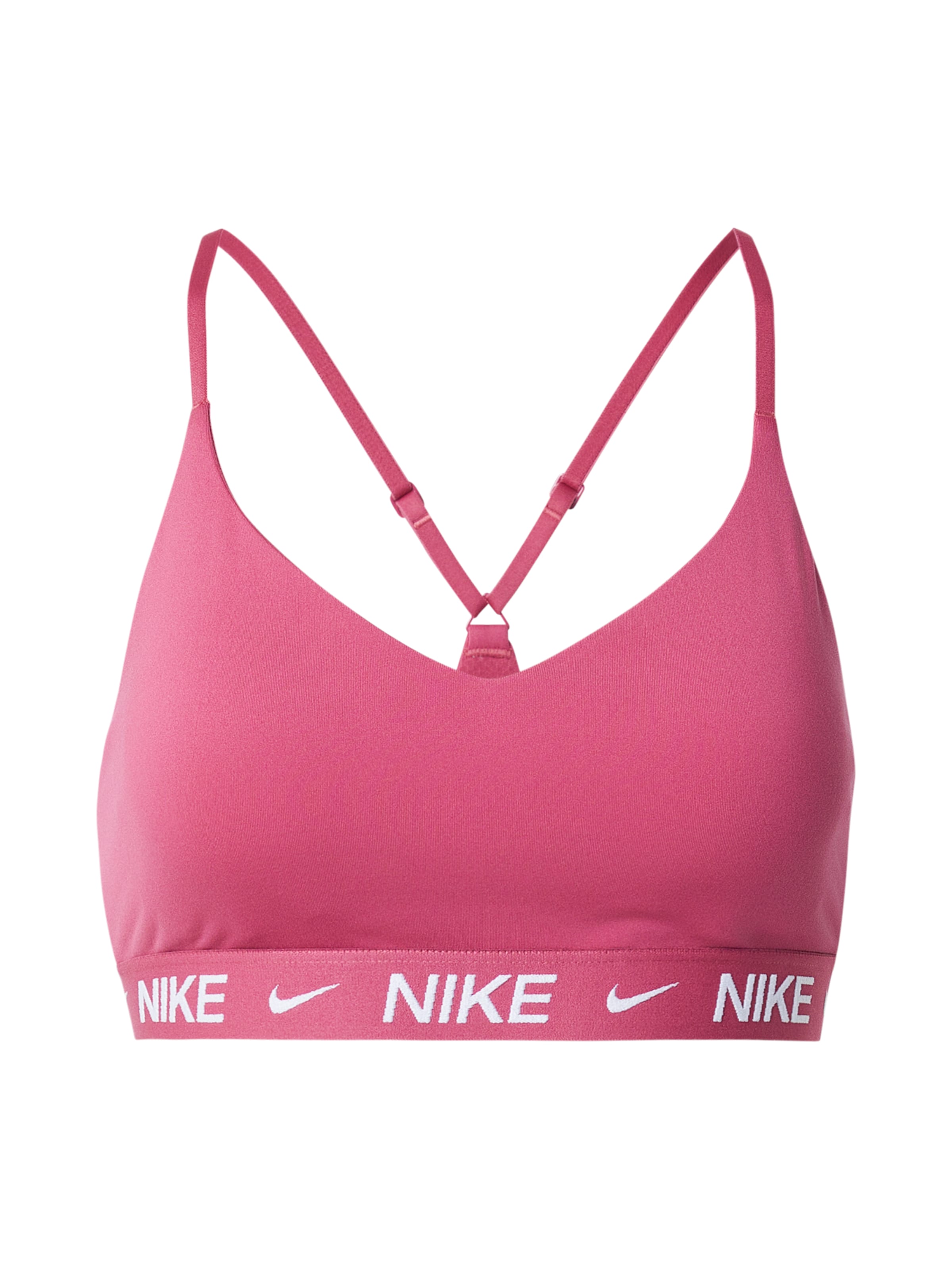 Soutien-gorge de sport 'INDY' NIKE en rose : devant