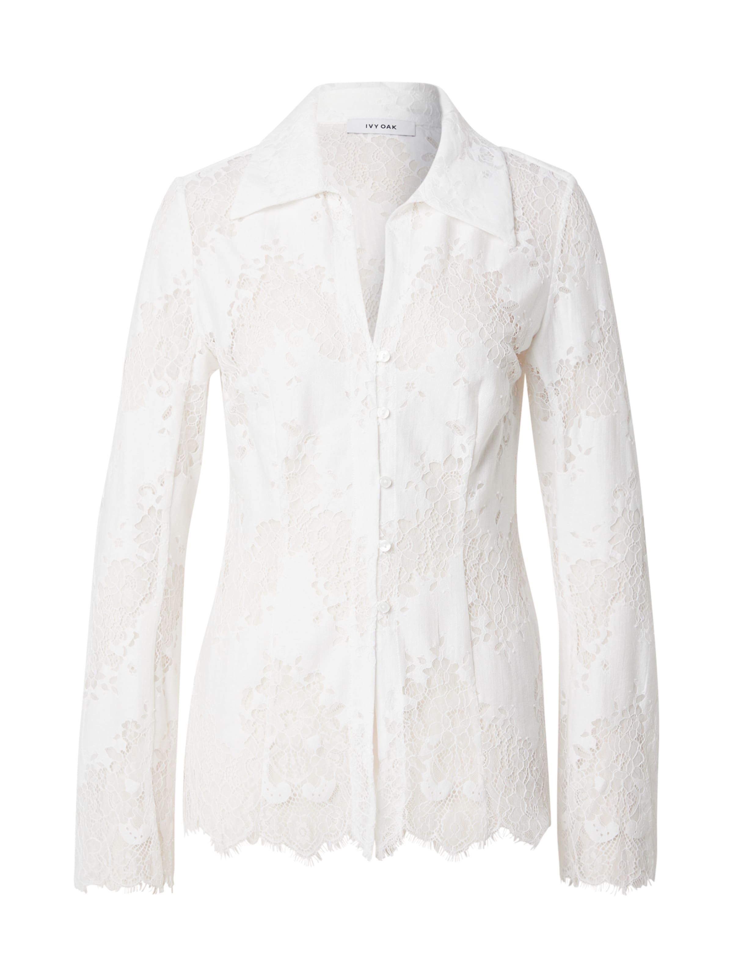 IVY OAK - Blusa 'EVELYN IDA' en blanco: frente