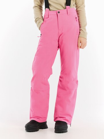 PROTEST Loosefit Sporthose 'SUNNY JR' in Pink