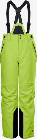 KILLTEC Workout Pants 'KSW 79' in Green: front