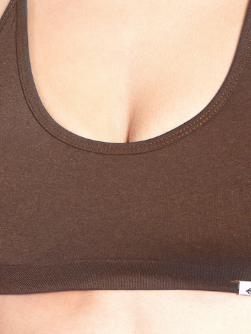 Smilodox Bustier Sport bh 'Sena' in Bruin