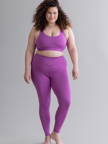 Skinny Leggings 'Cropped' di Hey Honey in lilla