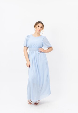 Abito di Elara in blu: frontale