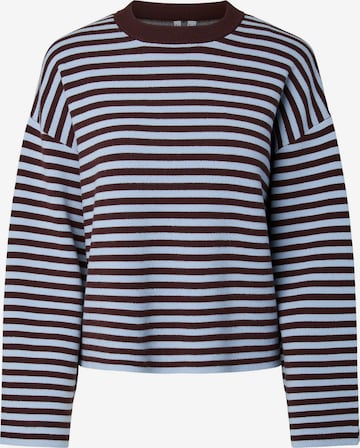 PIECES Pullover 'PCJassy' in Braun: Vorderseite
