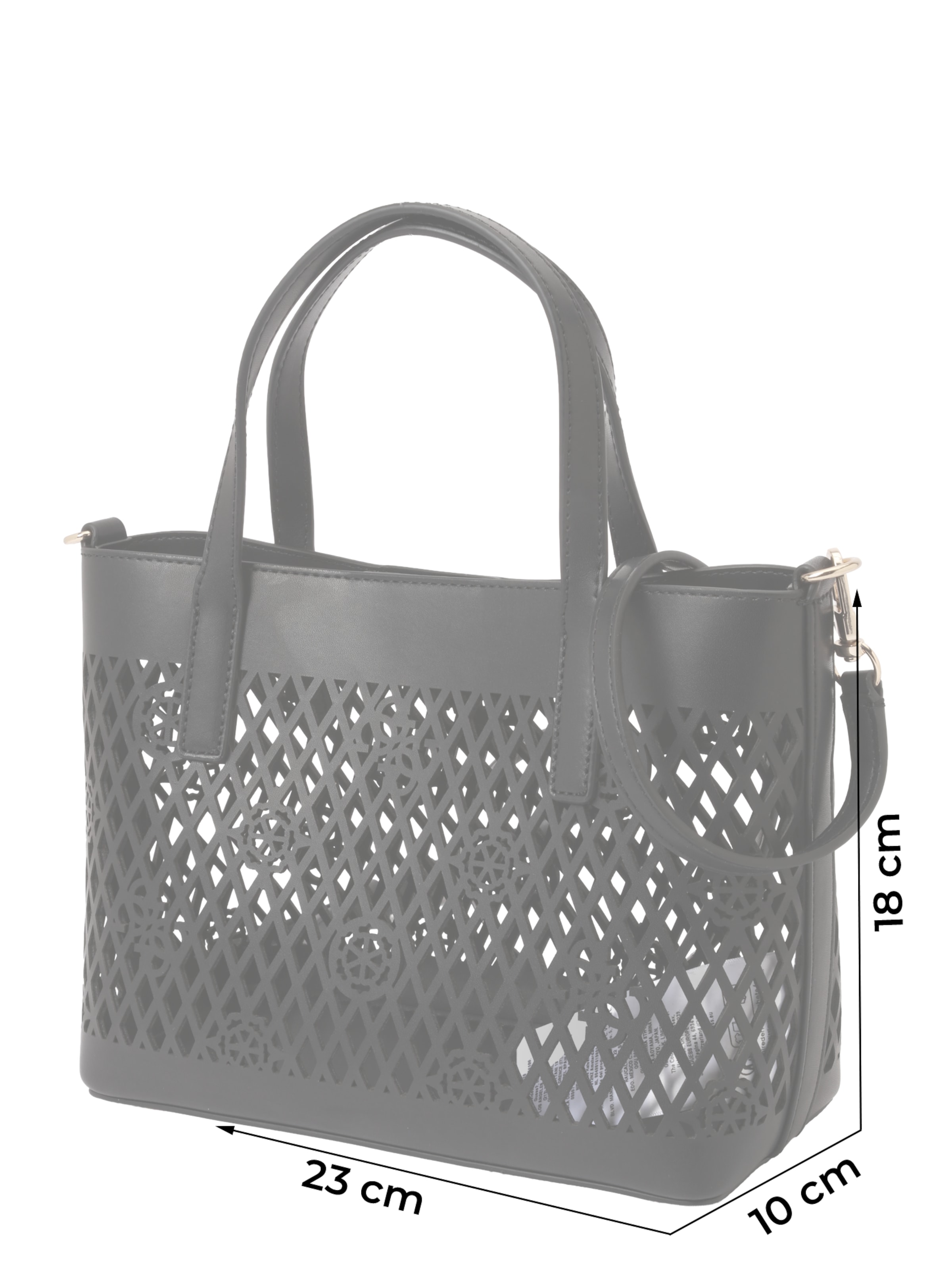 GUESSRučna torbica 'LETTY' - crna boja