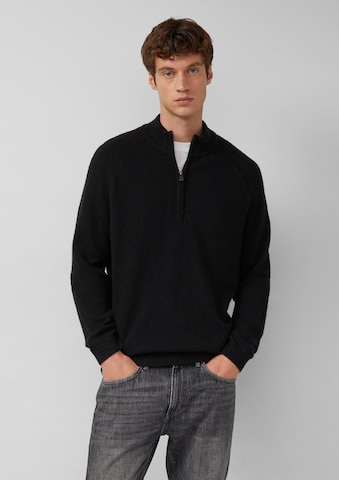 s.Oliver Pullover in Schwarz: Vorderseite