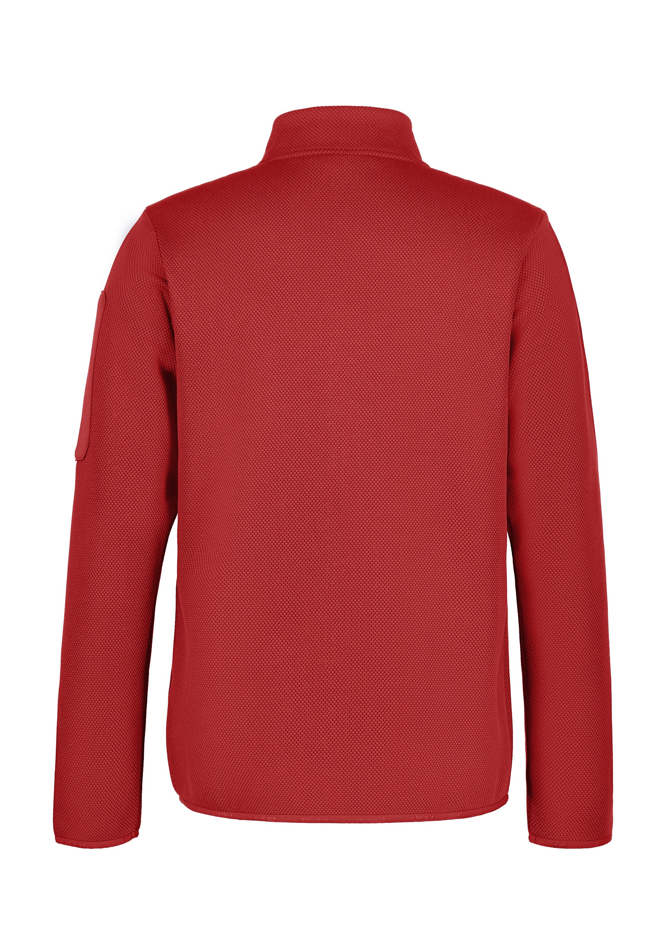 ICEPEAK Athletic Fleece Jacket 'Bredstedt' in Red