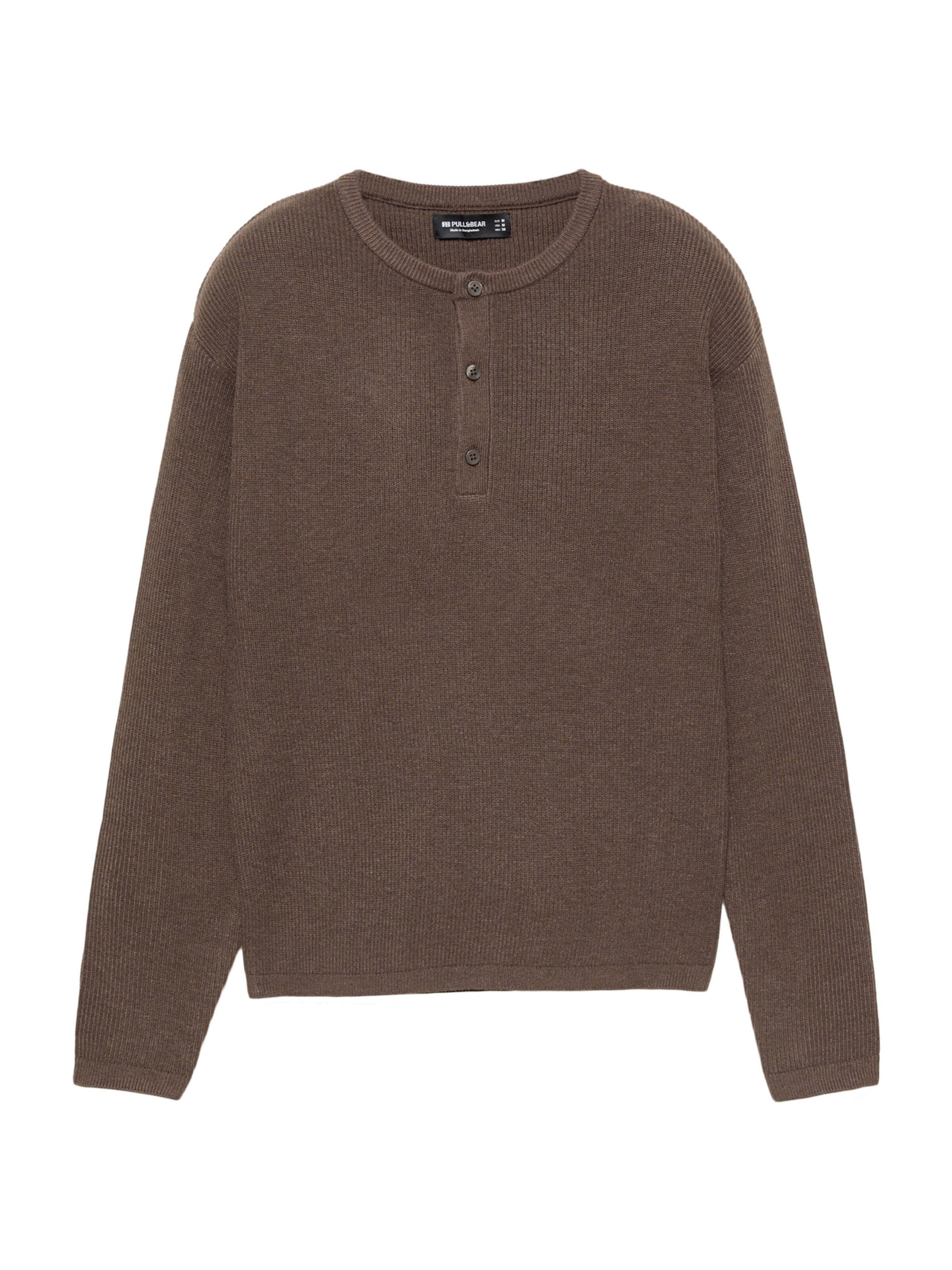 Pull&BearPulover - smeđa boja: prednji dio