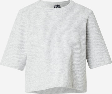 PIECES Pullover 'PCSilly' in Grau: Vorderseite