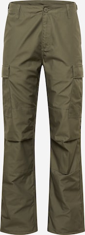 Regular Pantalon cargo Vintage Industries en vert : devant